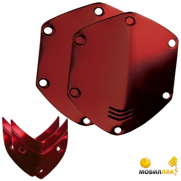   V-Moda Crossfade Over-Ear HeadphOne Metal Shield Kit Red (OV-KIT-RED)