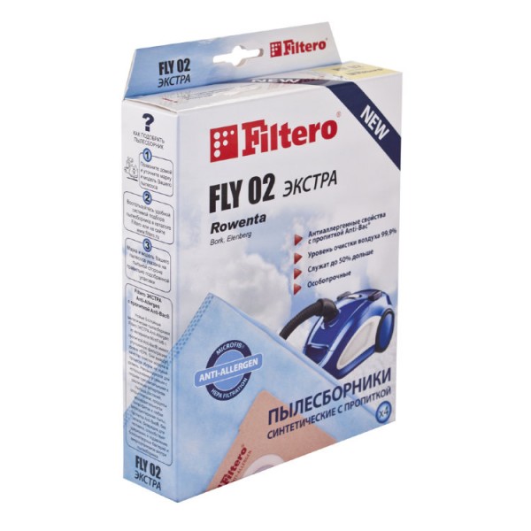Мешок-пылесборник Filtero FLY 02 эконом (4)