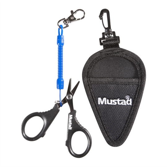 Ножницы Mustad с чехлом NMU-A-MT025