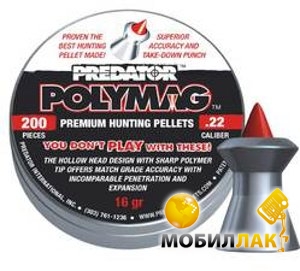 Пули для пневматики JSB Polymag 4,5 мм (1001-01-200)