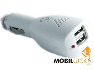 Apple Dual USB White for iPad/iPhones/iPods (CA00-0702)