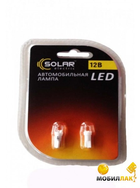  Solar LED 12V T5 W2x4.6d 1smd 5050 white 2 (LS201)