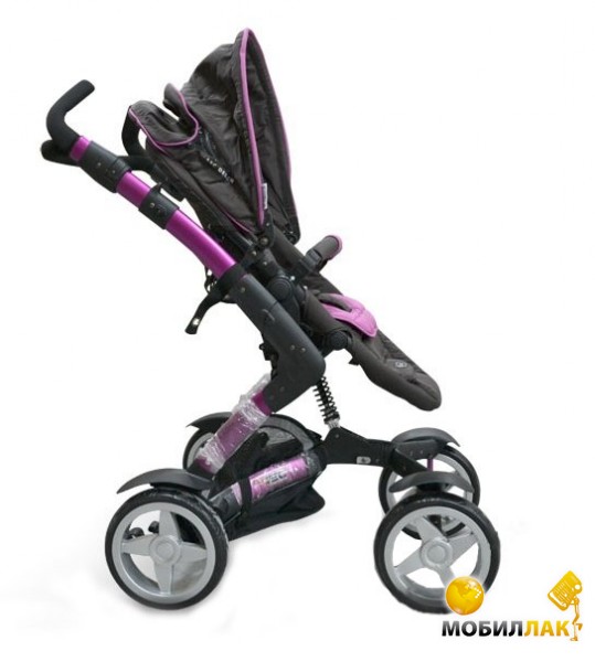 Детская коляска ABC Design 4 Tec raspberry-dark brown (6918/215