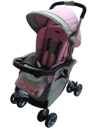 Детская коляска Everflo E-301 Pink/Grey