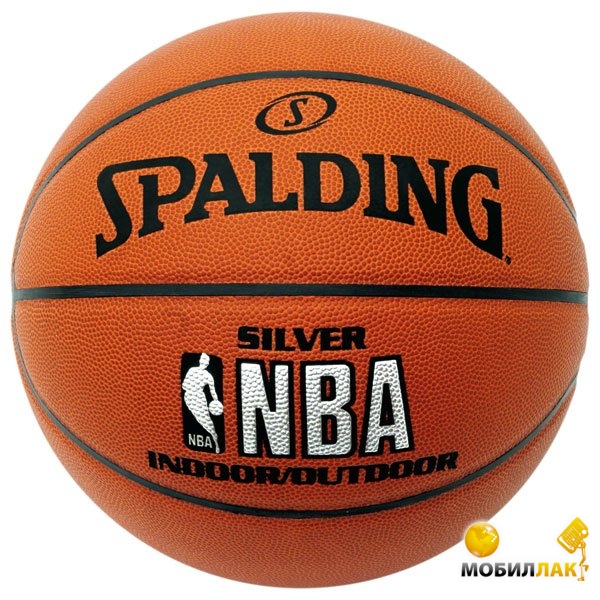 Мяч баскетбольный Spalding NBA Silver р.7