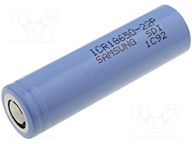  Samsung 18650 Li-Ion ICR18650-22P 2200mAh 5C (11A) 4.2v