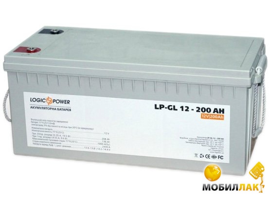  LogicPower LP-GL 12 - 200 AH