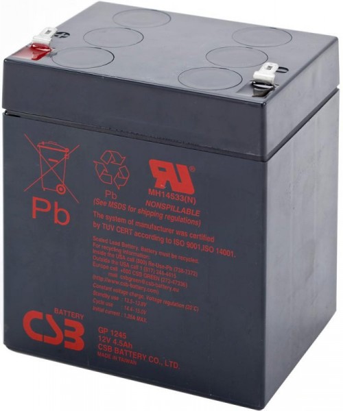 Аккумуляторная батарея CSB 12V 4.5AH (GP1245) AGM