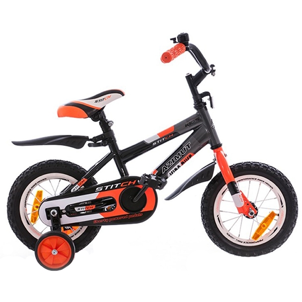 Велосипед Azimut Stitch 18 Графит-оранжевый