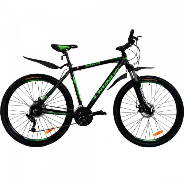 Велосипед Cronus Diesel X4 29 2017 Black-Green (CRN-18-29-1)