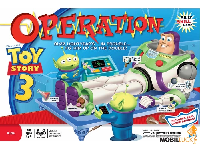 Характеристики Настольная игра Hasbro Операция Базз Лайтер (История