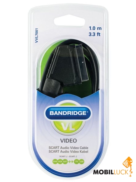  Bandridge ValueLine VVL7001 SCART 1m