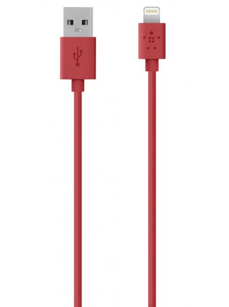  Belkin USB 2.0 Lightning Charge/Sync 1.2 Red (F8J023bt04-RED)