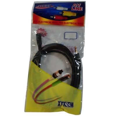 Аудио-кабель Atcom mini-jack 3.5мм(M) to mini-jack 3.5мм(M) 5м пакет
