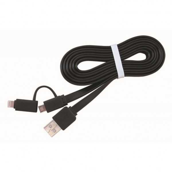 Дата кабель Cablexpert USB 2.0 AM to Lightning/Micro USB 1.0m (CC-USB2-AMLM2-1M)