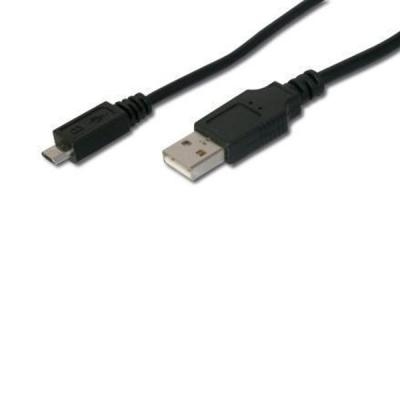 Кабель Digitus Ednet USB 2.0 (AM/microB) 1.0м Black (84129)