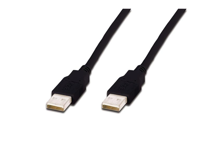  Digitus Assmann USB 2.0 (AM/AM) 3m Black (AK-300100-030-S)