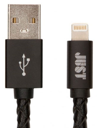 Кабель Just Unique Lightning USB Cable Black (LGTNG-UNQ-BLCK)