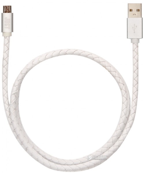 Кабель Just Unique Micro USB Cable White (MCR-UNQ-WHT)