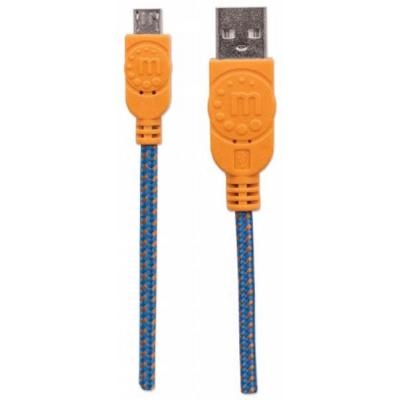 Дата кабель Manhattan USB 2.0 AM to Micro 5P 1.8m (352727)