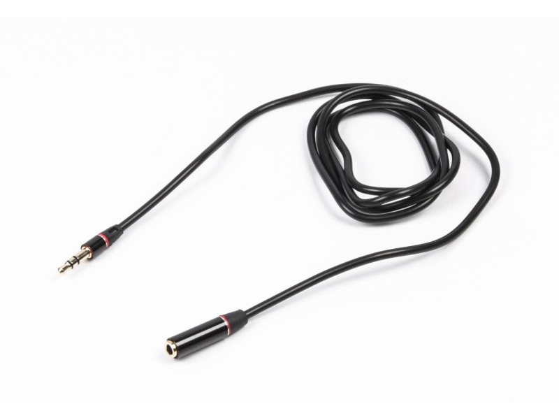 Аудио-кабель Viewcon VA111, mini-jack 3.5мм(F) to mini-jack 3.5мм(M), 1м