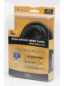 Кабель Viewcon (VC-HDMI-160-5m) HDMI - HDMI M/M 5м