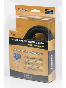 Кабель Viewcon (VC-HDMI-165-3m) HDMI - HDMI M/M 3м