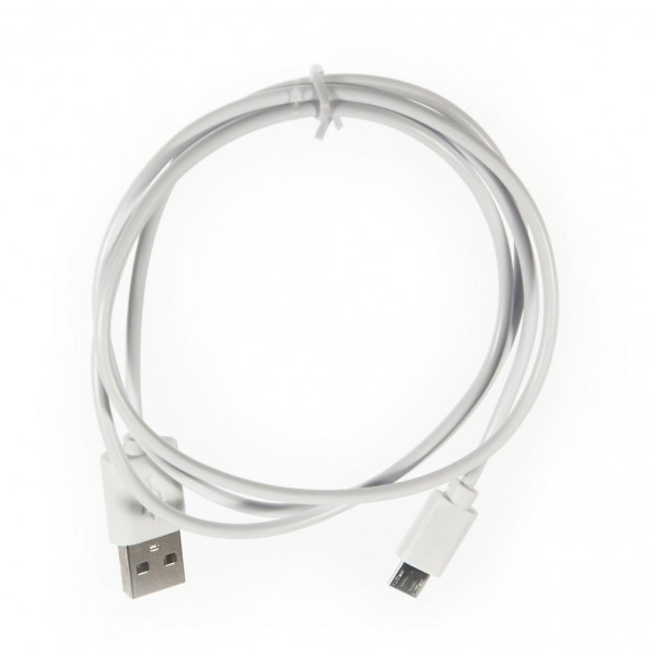 Дата кабель Vinga Rainbow M White USB 2.0 AM – Micro USB Тип B 1.0м (CUM0100WH)