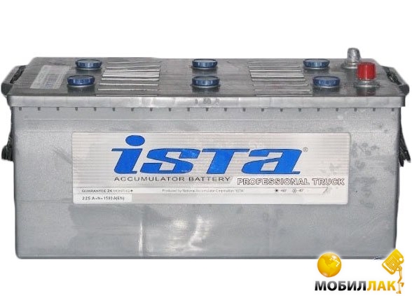 Аккумулятор автомобильный Ista Professional Truck 6CT-225 A1
