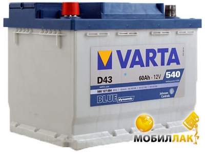   Varta Blue Dynamic D43 60Ah-12v L EN540