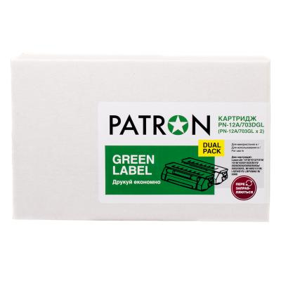  Patron Green Label HP LJ Q2612A/CANON 703 (PN-12A/703DGL) 