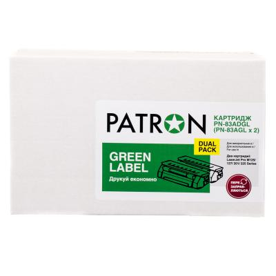  Patron HP LJ CF283A Green label Dual pack (PN-83ADGL)