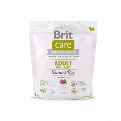  Brit Care Adult Small Breed     10  Lamb & Rice 1 