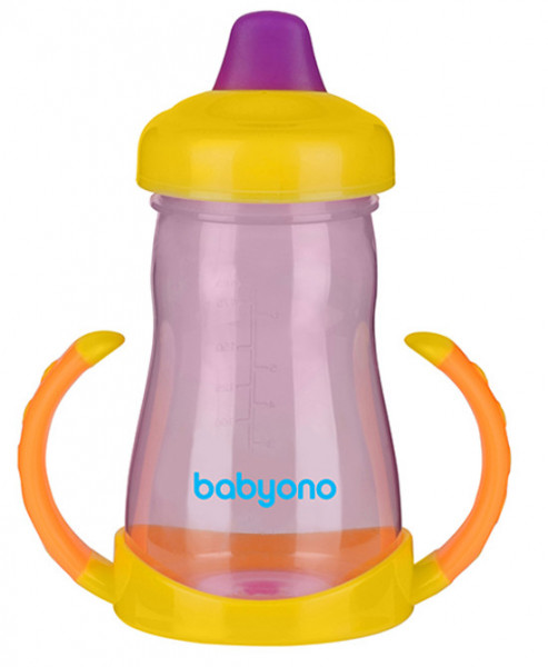 BabyOno Кружка-непроливайка Желто-розовый (208) BabyOno