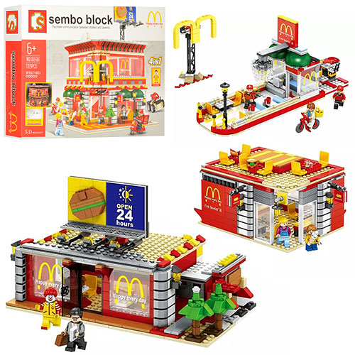  Sembo Block McDonalds 4  1 (SD6901)