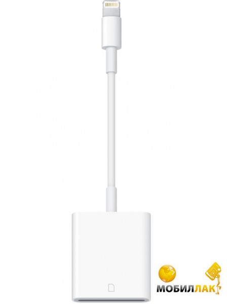  Apple Lightning to SD Card Camera Reader MD822 C iphone 5 v6.0-6.1