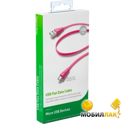   Cellular Line Micro USB pink (USBDATACMICROUSBP)