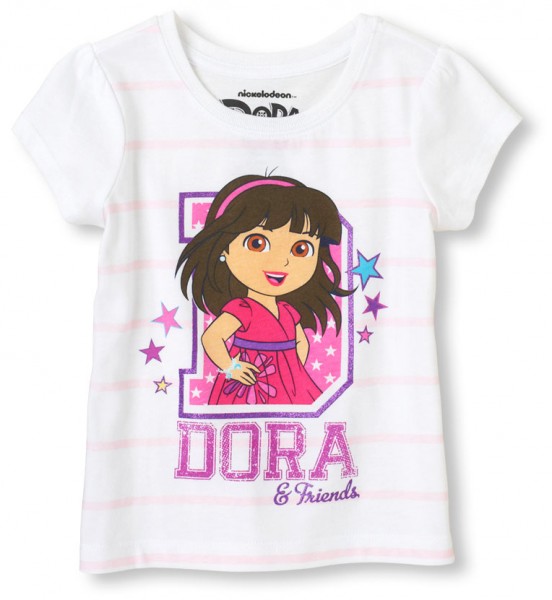    Childrens Place Dora And Friends 6-9  (69-74) White
