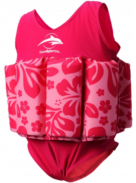 - Konfidence Floatsuits Hibiscus Pink 2-3  (FS05-03)