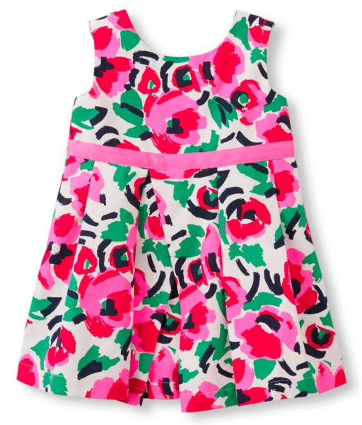   Childrens Place Sleeveless Floral 4  (96-104) Simplywht