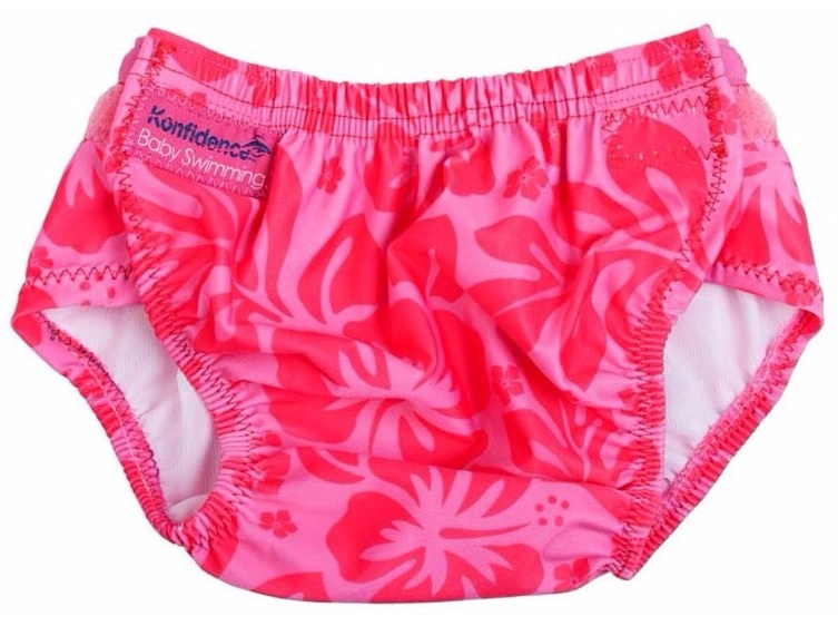    Konfidence Aquanappies Pink Hibiscus Flower 3-30  (OSSN04)
