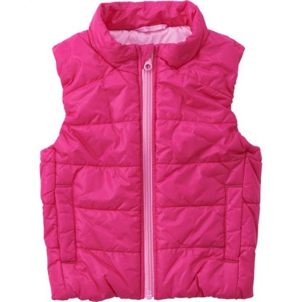   Uniqlo Toddler Body Warm Lite Full-Zip Vest 2-3  Pink