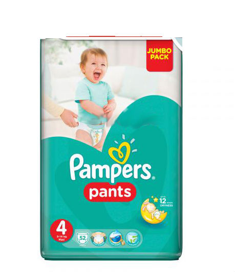  Pampers Pants Maxi 9-14   52  4015400672869 (U0158611)