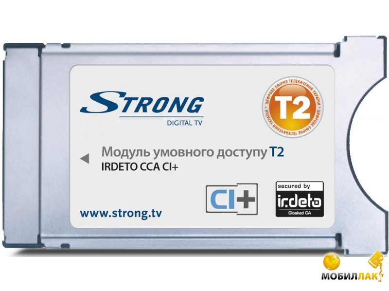 CAM-     DVB-T2  Strong T2 Irdeto CCA