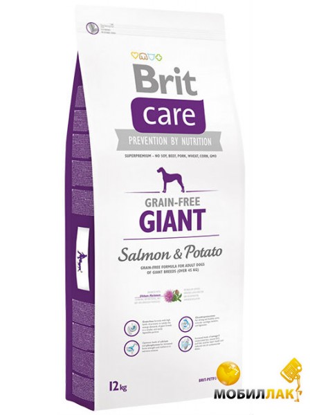    Brit Care GF Giant Salmon & Potato 12