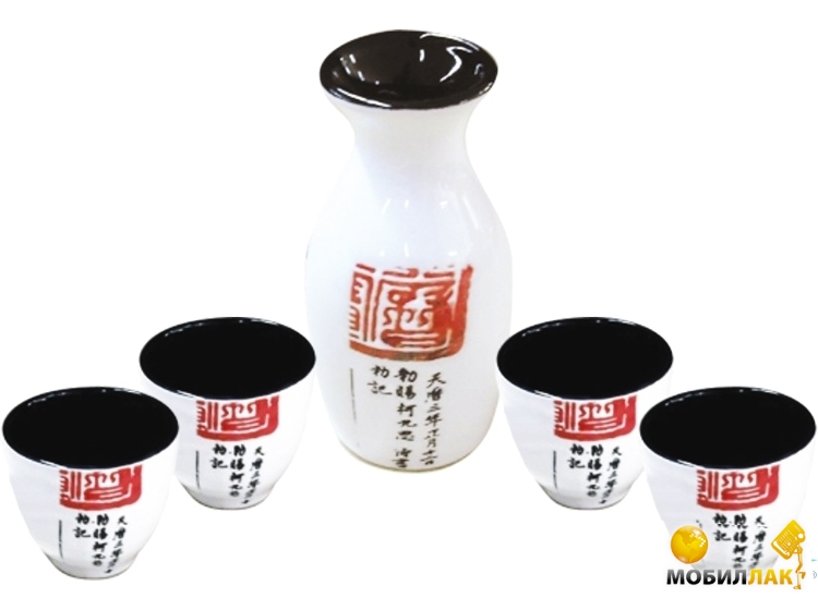 Набор для крепких напитков Mitsui 24-21-215 белый (5 предметов)