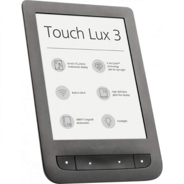 Электронная книга PocketBook Touch Lux 3 (626) Grey (PB626(2)-Y-CIS)