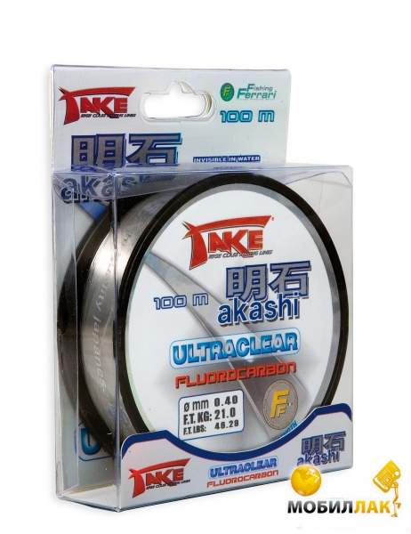  Lineaeffe Take AKASHI Fluorocarbon 100. 0.35 FishTest 13.00 Made in Japan