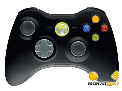 Microsoft XBox 360 wireless controller black + WiFi receiver