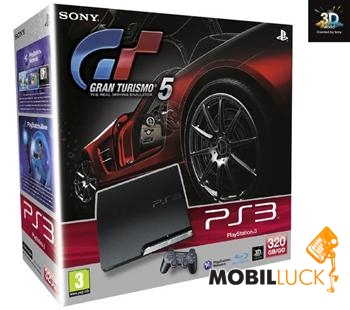   Sony PlayStation 3 320Gb + Gran Turismo 5
